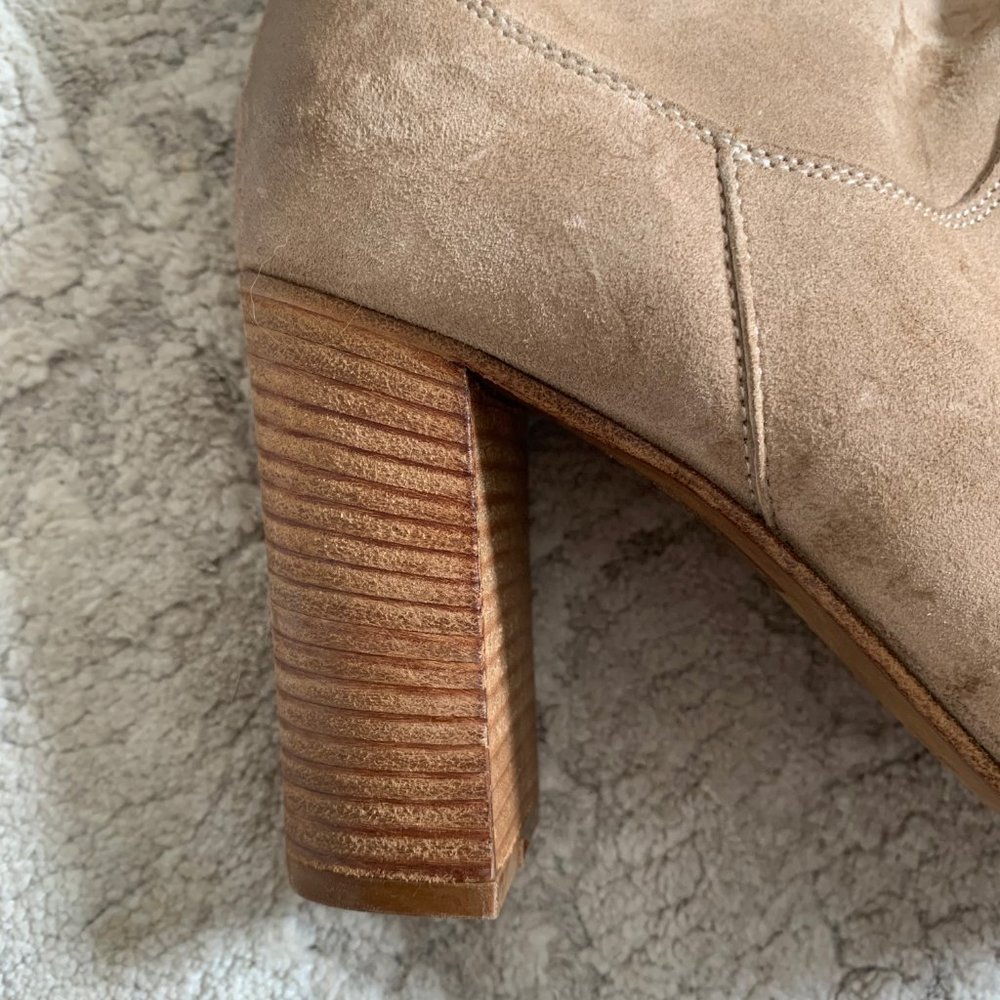 Free People Slouchy Mid Calf Boots - Picture 3 of 4